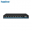 Hasivo S1100P-8GT-120W PoE++ svič 8 portova 2.5GbE PoE RJ45 (10/100/1000/2500Mb/s), 802.3af/at/bt, port 1 do 90W, prenaponske zaštite, 12K jumbo frame, -10°÷55°C, CE/FCC/ RoHS, dim. 223x113x28mm, desktop / wall-mount