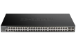 D-Link DGS-1250-52XMP/E 52 port L3-lite upravljiv PoE+ 19"/1U svič, 48xRJ-45 PoE 30W+4x10G SFP+ (370W budžet), LLDP/LLDP-MED, 802.3ad, MSTP, QoS, Static rute, ERPS, ACL, BDPU & DoS Attack prevencija, RADIUS & 802.1X AAA