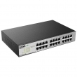 D-Link GO-SW-24G/E-C1 24 port 10/100/1000Mb/s Easy desktop/19" rack svič, 48Gb/s, 8K MAC, Jumbo Frame, 802.3az EEE, D-Link Green automatsk gasi neaktivne portove, metalno kućište, 4KV surge protection, bez ventilatora