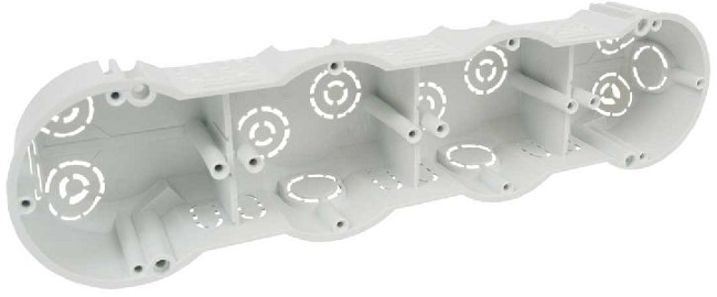 Dozna Kopos KP 64/4, četvorostruka, 283x71x45mm (ŠxVxD), samogasiva