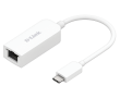D-Link DUB-E250 USB-C 3.1 na 2.5 Gigabit Ethernet adapter, brzina do 4.6Gb/s, auto-detekcija 10/100/1000/2500Mb/s