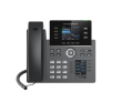 Grandstream GRP-2614 Carrier-grade 4-line/4-SIP VoIP HD telefon, podesivi 2.8" & 2.4" (8 MPK) dual TFT color LCD 320x240 displeji, 40 VPK i BLF tastera, 2 x Gigabit UTP porta, 802.11ac WiFi, Bluetooth, PoE