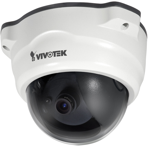 Vivotek FD8133V mini dome outdoor IP66 anti-vandal IK10 IP kamera, 1 Mega Pixel, 30 fps, 0.3 Lux, H.264+MPEG4+MJPEG Multi Stream, ePTZ, Adaptive Streaming, Cropping, BLC, Privacy maske, lokalno snimanje, DI, anti-tamper