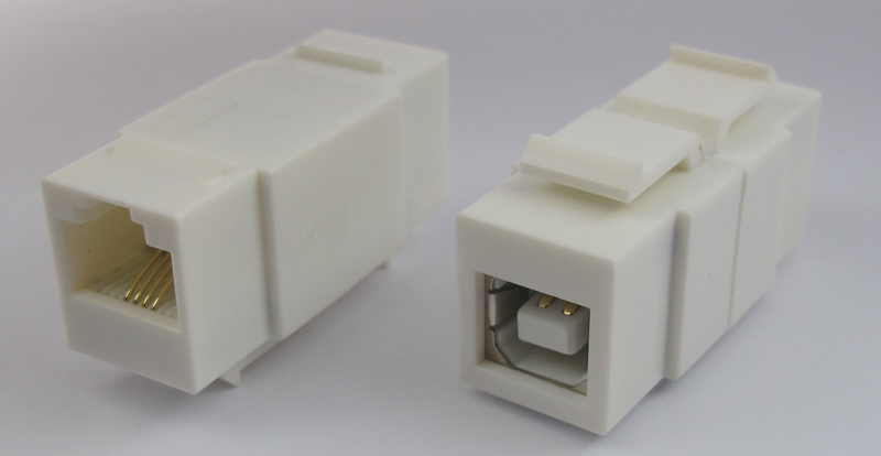 Modul RJ-45 STP kat. 5E fully shielded (oklopljen) - kabl se spaja bez alata, 2.5GBASE-T / 1000BASE-T, T568A/B, brza instalacija bez mogućnosti greške (NA-2620KSF-8-C5E)
