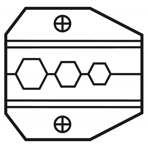 Modul za univerzalna klešta za F-type RG-58/6/8281 konektore za kablovsku TV (1PK-3003D10)