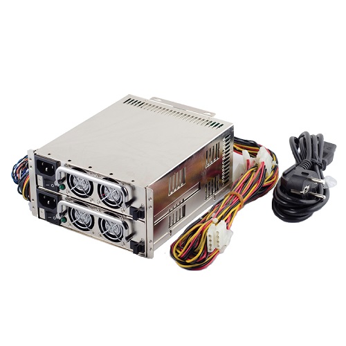 Napajanje ATX Dual redudant 2 x 400W sa dva utična mesta, aktivni PFC, dimenzije (DxŠxV): 220x150x2U (NRA400MV)