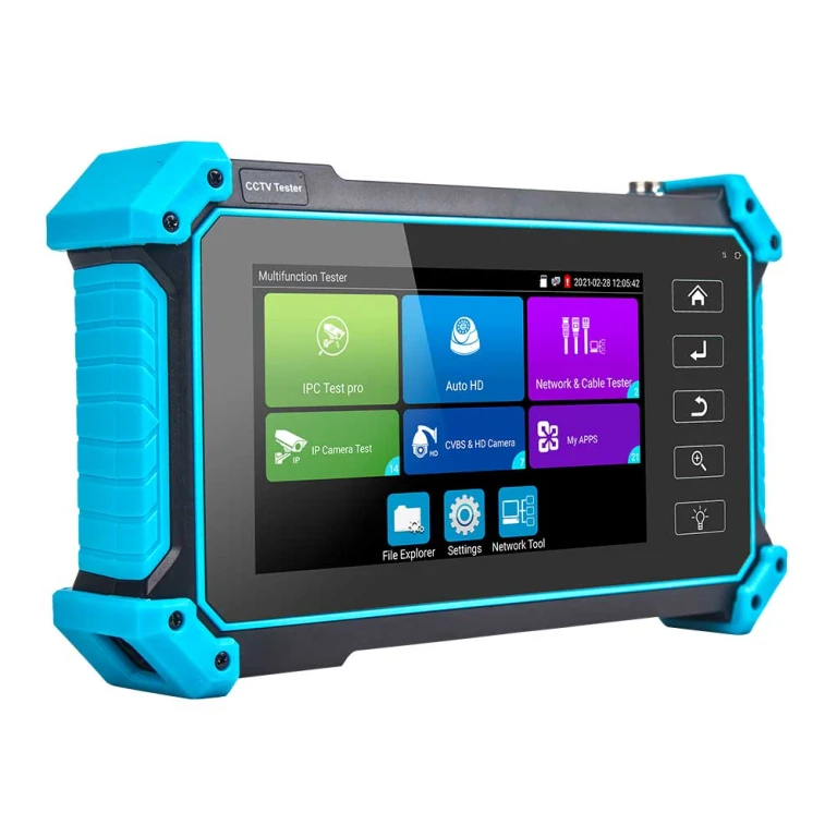 Noyafa NF-IPC715 CCTV monitor tester za HD CVI / TVI / AHD coax kamere do 4K 8MP, IP kamere do 12MP i dr. sigurnosne sisteme, 5.4" touch ekran 1280 x 800p, WiFi, PoE, ugrađeno mnogo testova, UTP / STP RJ45 TDR tester