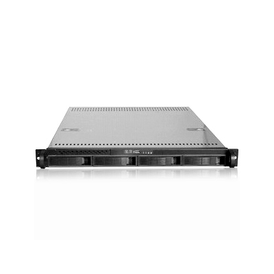 Rack-mount 1U/19" storage kućište, EATX 12"x13" MB format, ON/OFF + reset + USB 2.0 + slim DVD + 4 x 3.5" hot-swap SATA/SAS napred, 1 x Card Slot pozadi, 5 x Fan 40mm, mesto za 1U PSU do 500W, dub. 650mm (NI-N140R)