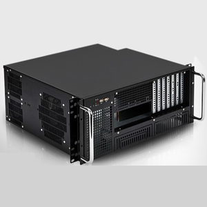 Rack-mount 4U/19" kućište, ATX 12"x9.6" MB format, ON/OFF + reset + 2 x USB 2.0 + 2 x 5.25" + 7 x Card Slot sve napred, 1 x 120mm + 2 x 80mm Fan, 6 x 3.5" int. disk, mesto za standardni ATX PSU, dubina 356mm (NI-N402)