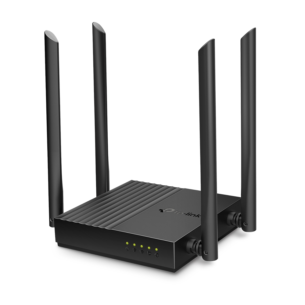 TP-Link Archer C64 AC1200 bežični dual band 1200Mb/s ruter 802.11ac Wave2 WiFi (867Mb/s@ 5GHz & 400Mb/s@ 2.4GHz), MU-MIMO, Gigabit 4 x LAN + 1 x WAN, Beamforming, WPA3, Tether App, 4 eksterne dual band antenе