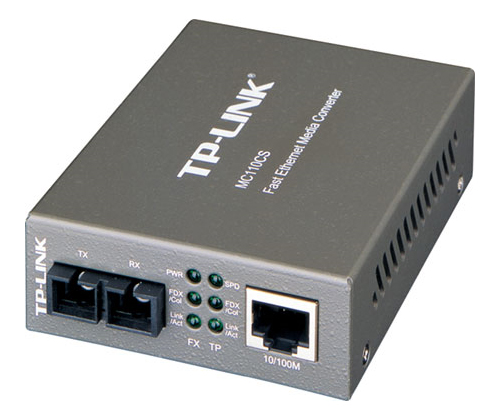 TP-Link MC110CS Fast Ethernet 10/100Mb/s Fiber single-mode konverter dometa do 20km (SC)