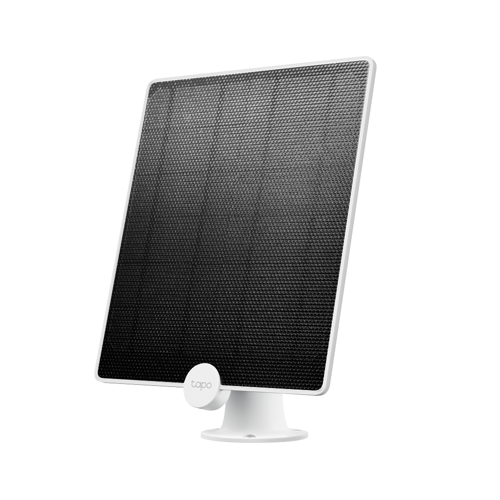 TP-Link Tapo A200 solarni panel 4.5W sa IP65 zaštitom za spoljnu montažu sa 360° podesivim držačem i 4m napojnim kablom microUSB do 5.2V za punjenje Tapo C4xx / Dxx baterijskih kamera, video interfona, brava, zvona itd