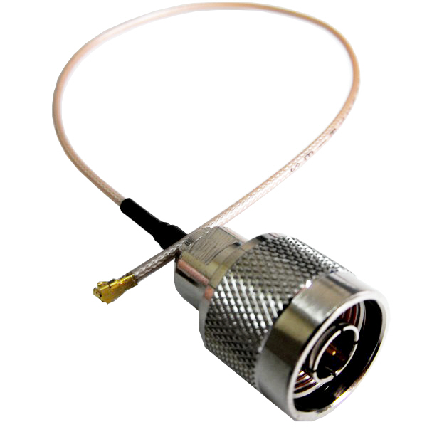 U.FL na N (muški) low loss antenski pigtail kabl