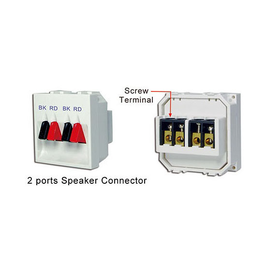 Uložak 45x45mm (2M) sa 2 slota za fiber duplex SC/SC adaptere, pod uglom NA64418MP