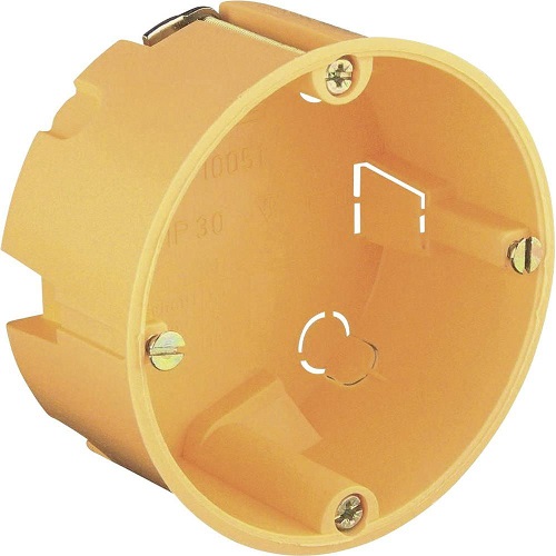 Uzidna dozna fi 60mm za poklopac sa 1 slotom 45x45mm (2M) NA1200TD