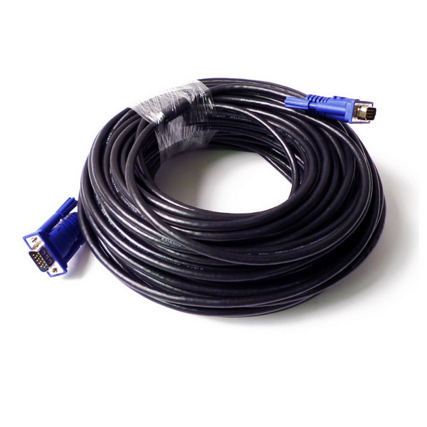 VGA CKL cable 30m (3+6, high quality pure copper, diameter:8.0mm)